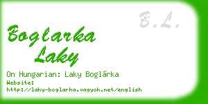 boglarka laky business card