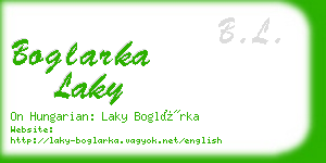 boglarka laky business card